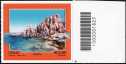 2017 - Turistica  44ª serie - Arbatax   (OG) - francobollo con codice a barre n° 1825