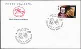 1998 - Centenario della nascita di Bertolt Brecht  - FDC  CAVALLINO - Annullo ufficiale Roma Filatelico