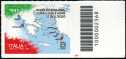 Eccidi di Cefalonia, Corfù, Isole Ionie e dell’Egeo - 80° anniversario - francobollo con codice a barre n° 2368 a DESTRA in basso