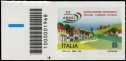 2019 - Associazione Nazionale dei Piccoli Comuni d'Italia - 20° Anniversario della costituzione - francobollo con codice a barre n° 1968  a  SINISTRA  in  basso