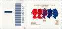 La Regina Elisabetta II - francobollo con codice a barre n° 2362 a SINISTRA in basso