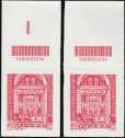 2020 - " Eccellenze del sistema produttivo ed economico " - Caffé Florian - 300° Anniversario di attività - coppia di francobolli con codice a barre n° 2034 in ALTO destra-sinistra