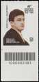 2020 - "Il Senso Civico" - 40° Anniversario della morte del magistrato  Guido Galli - francobollo con codice a barre n° 2083 in BASSO a sinistra