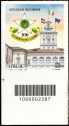 Onorificenza 'Stella al Merito del Lavoro' - 100° anniversario della istituzione - francobollo con codice a barre n° 2387 in BASSO a sinistra