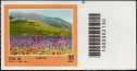 2021 - Turistica  47ª serie  - Patrimonio naturale e paesaggistico : Norcia (PG) - francobollo con codice a barre n° 2130 a DESTRA in alto