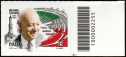 Paolo Emilio Taviani - 110° Anniversario della nascita - francobollo con codice a barre n° 2255 a DESTRA in basso