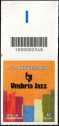 Umbria Jazz - 50° anniversario del Festival estivo - francobollo con codice a barre n° 2348 in ALTO  a  sinistra