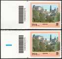 Turistica  48ª serie  :  Venafro  ( IS ) - coppia di francobolli con codice a barre n° 2275 a SINISTRA alto-basso