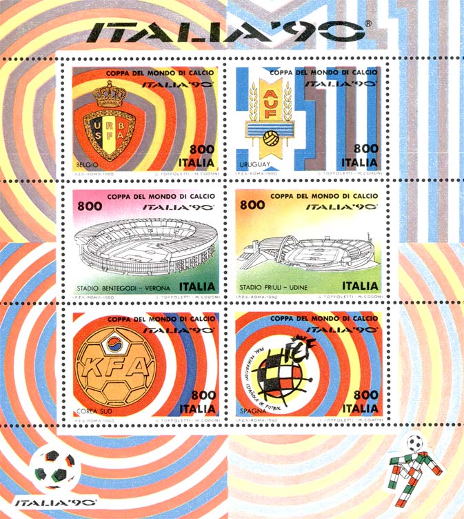 Coppa del mondo di calcio «Italia '90» - foglietto 5