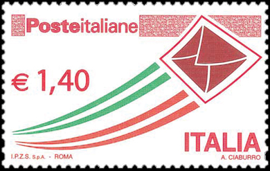 «Posta Italiana» - Serie ordinaria  - 1,40 €