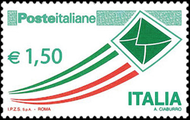 «Posta Italiana» - Serie ordinaria  - 1,50 €