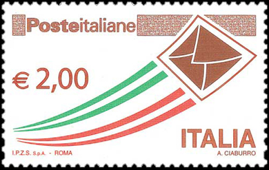 «Posta Italiana» - Serie ordinaria  - 2,00 €