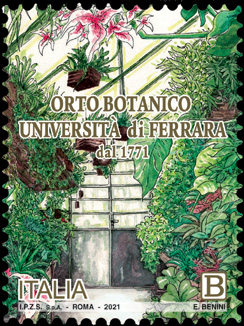 2021 - Patrimonio naturale e paesaggistico : Orto Botanico dell'Università di Ferrara - 250° Anniversario della fondazione