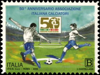 Lo Sport  : Associazione Italiana Calciatori - 50° Anniversario della fondazione  