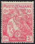 1915 - Pro Croce Rossa - Bandiera italiana