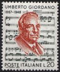 Centenario della nascita di Umberto Giordano - spartito dall'Andrea Chenier