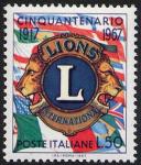 Cinquantenario della fondazione dei Lions Clubs - L. 50