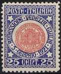 1921 - Annessione della Venezia Giulia - venduti solo a Trieste