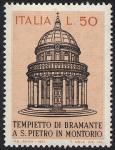 Tempietto di S. Pietro in Montorio a Roma - Opera del Bramante - L. 50