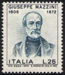 Centenario della morte di Giuseppe Mazzini - L. 25