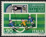 75° Anniversario della fondazione della Federazione Italiana Gioco Calcio - azione sotto porta