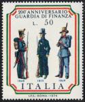 Bicentenario della Guardia di Finanza - divise del 1848, 1815, 1849