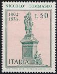 Centenario della morte di Niccolò Tommaseo - statua del poeta e patriota