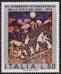 XIV Congresso internazionale della vite e del vino - pittura murale del XV sec.
