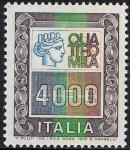 ' Alti Valori ' - Italia Turrita e cifra - L. 4000
