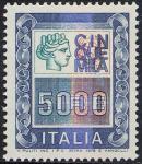 ' Alti Valori ' - Italia Turrita e cifra - L.5000