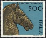 Patrimonio artistico e culturale italiano - I bronzi di Pergola - testa di cavallo