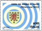 Coppa del mondo di calcio «Italia '90» - Scudetto della Scozia
