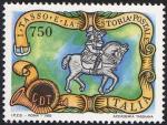 I Tasso e la storia postale - corriere a cavallo ( verso destra )