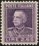 1927 - Effige di Vittorio Emanuele III