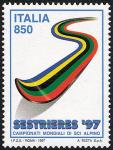 Lo sport italiano - Campionati mondiali di sci alpino «Sestrières '97» - L. 850