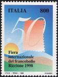 50ª edizione della «Fiera internazionale del francobollo» - Riccione