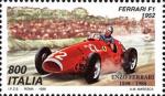 «Italia '98» - Esposizione Mondiale di Filatelia, Milano - «Giornata della Ferrari» - Ferrari F1 , 1952