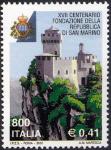 XVII° Cntenario della fondazione della Repubblica di San Marino - la Rocca di San Marino