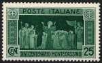 1929 - XIV° Centenario della Abbazia di Montecassino - Morte di san Benedetto