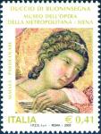 Mostra dedicata al pittore Duccio da Buoninsegna - museo dell'Opera della Metropolitana - Siena - particolare della «Maestà»