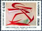 Il Futurismo - Movimento culturale ed artistico fondato da F. T. Marinetti - Opere di Giacomo Balla - disegno «Linee Forza del Pugno di Boccioni» 