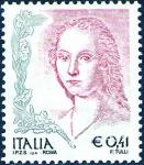 «La donna nell'arte» - tipi precedenti con dicitura «I.P.Z.S   S.p.A,  - Roma»   - dipinto di Raffaello