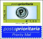Posta prioritaria - tipi precedenti con dicitura «I.P.Z.S.  S.p.A. - Roma» - 1,00 €