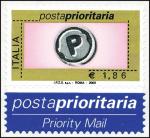 Posta prioritaria - tipi precedenti con dicitura «I.P.Z.S.  S.p.A. - Roma» - 1,86 €