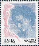 «La donna nell'arte» - serie ordinaria  - «Danae» del Correggio