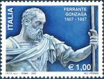 5° Centenario della nascita di Ferrante Gonzaga - protagonista della vita italiana ed europea del Cinquecento - statua dello scultore Leone Leoni