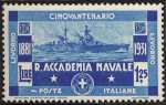 1931 - 50º Anniversario della Regia Accademia Navale di Livorno - Incrociatore Trento 
