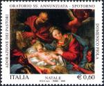 Natale - «Adorazione dei pastori»  opera di D.Piola 