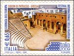 Festival Internazionale della filatelia « Italia 2009» - Giornata dell'Europa - Odeon di Patrasso, Grecia