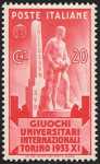 1933 - Giuochi Universitari Internazionali  - Torino
